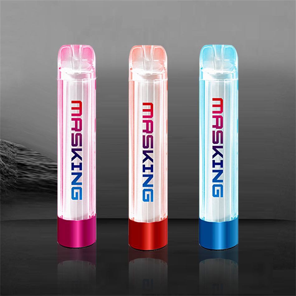 

New Masking Hign Pro Disposable LED Vape E-cigarettes 5% Nico 2000 Puffs Rechargeable Electronic Cigarettes