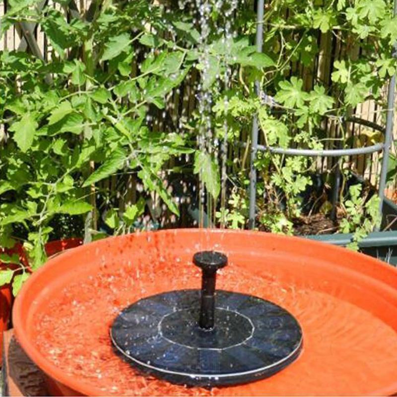 

Dropshipping Solar Powered Water Fountain Floating Panel Bird Bath Artificial Garden Pool Pond Outdoor Decoration Portable 2021