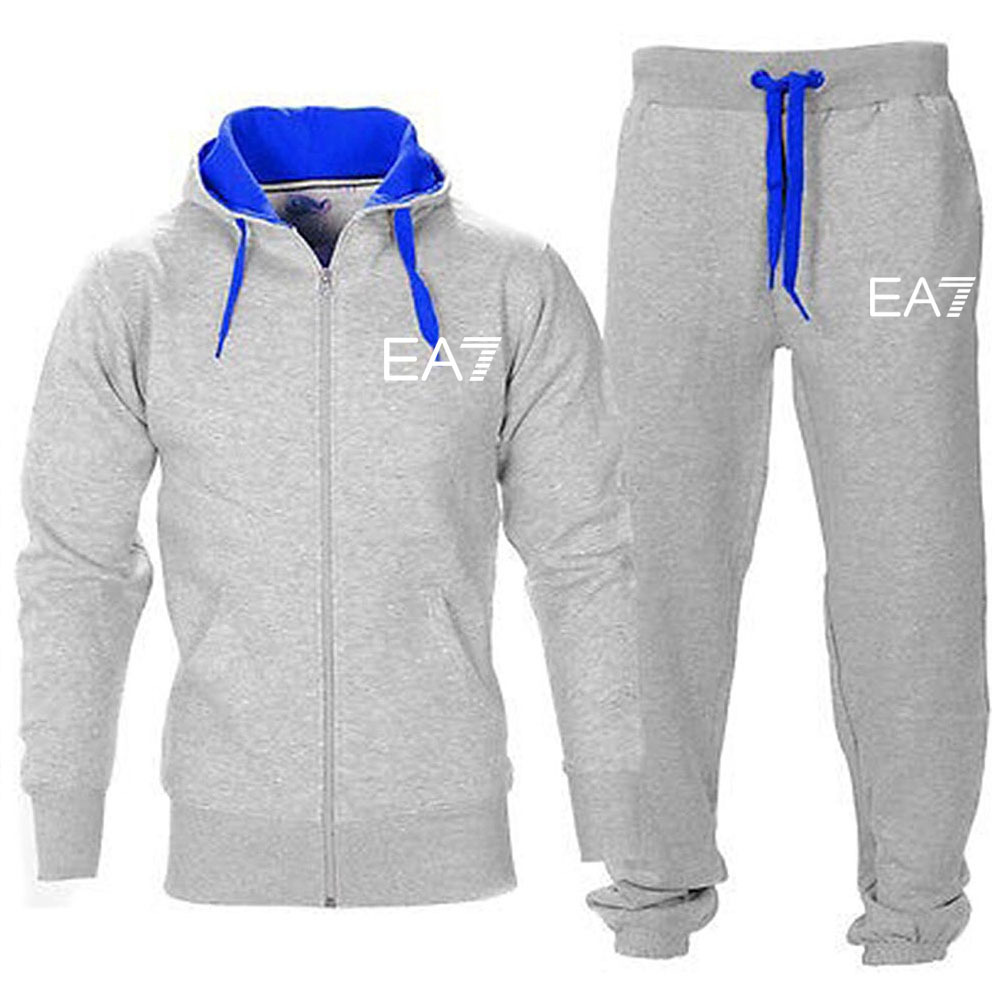 

Men's Fall/Winter Sportswear Hoodie + Pants Harajuku Sports Suit Running Sportswear Suit Printed Sports Shirt Top Pants Suit Asian Size