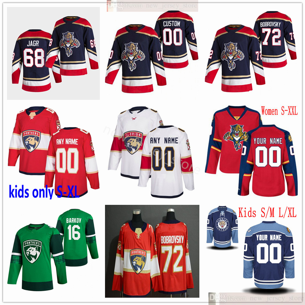 

Custom 2021 Men Women Youth Ice Hockey Jerseys 5 Aaron Ekblad 77 Frank Vatrano Patric Hornqvist Alexander Wennberg Brett Connolly Keith Yandle Sergei Bobrovsky, Youth only s-xl