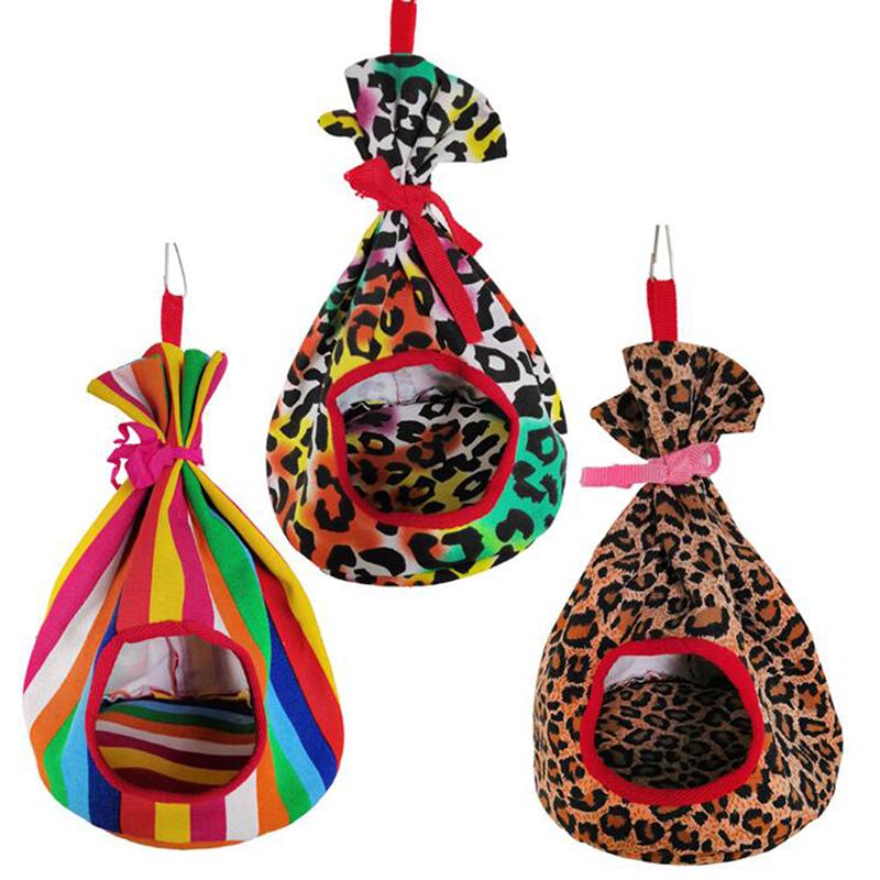 

Warm Cotton Bird's Nest Small And Medium Parrot House Winter Agapornis Undulatus Hammock Bird Cages