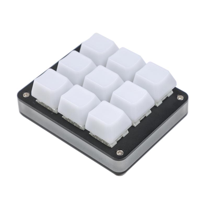 

Keyboards 9 Key CNC Aluminum QMK VIA Swap YMDK RGB Support Macro Type C MX Switches Mechanical Keyboard Numpad For Gaming Poshop