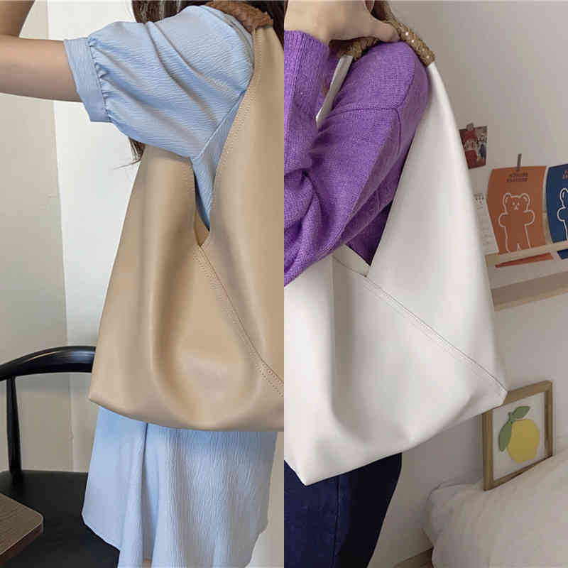 

Shoulder Bags Female Soft Pu Leather Women Fashion Small Handbags Japan Style Ladies Flap Bag Sets Wide Strap 1213