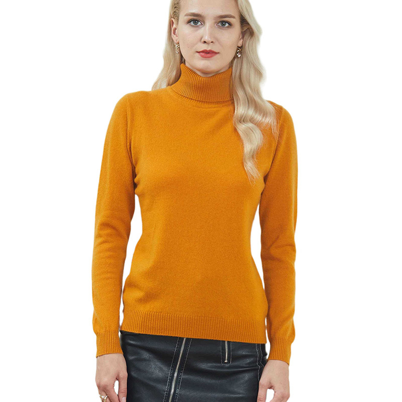 

2021 New Inverno Pulver Feminino Quente Manga Longa Gola Espessamento Feminina 100% De Caxemira Tric Jumper Ps78, Light gray