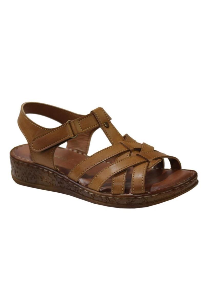 

Sandals 0259 Tan La Meira Anotomik Lady Shoes, As pic