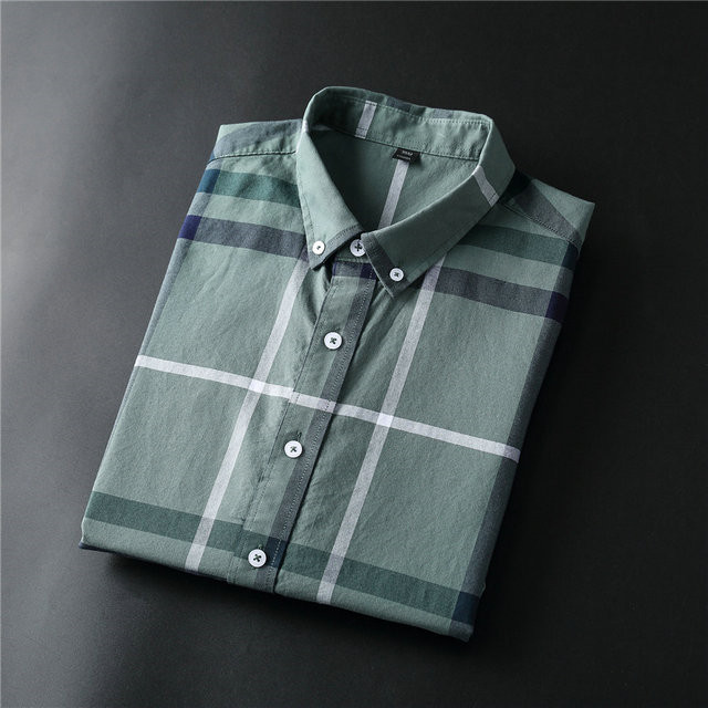 2021 Polka Dot Mens Designer Shirt Autumn Long Sleeve Casual Dress Shirts Style Homme Clothing M-2XL#69-image-710988362