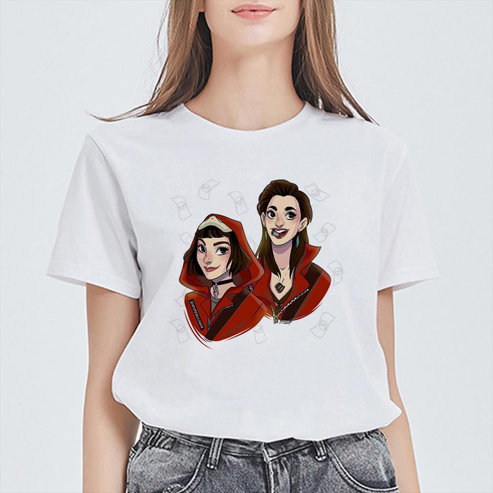 

the house of paper mens t shirts money heist men la casa de papel funny tee fashion summer harajuku, White;black