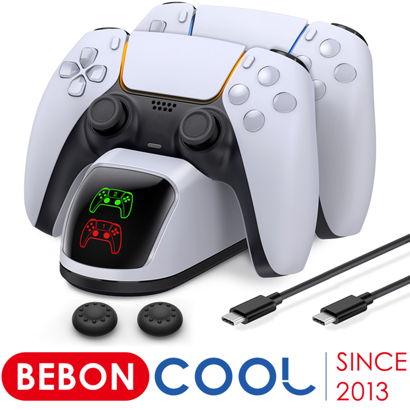 

2021 hot saleDual Fast Charger For Playstation5 Controller Charger For PS5 Type-C Charging Dock Station For Sony Playstation5 Ac