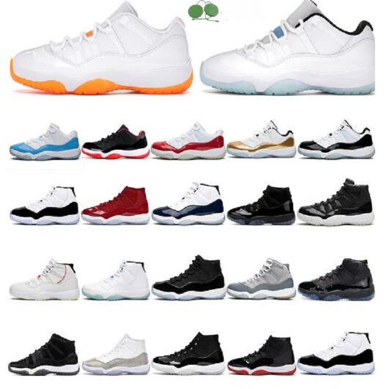 

2022 Fashion 11s Basketball Shoes 11 mens womens Bright Citrus UNC Jubilee 25th Anniversary Bred Concord Gamma blue outdoor Sports shoes sneakers eur 36-46, Color 26 midnight navy