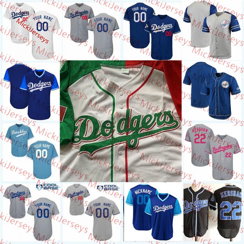 

Los Angeles Jersey Justin Turner Max Muncy Clayton Kershaw Walker Buehler Cody Bellinger Kenley Jansen Julio Urias Alex Verdugo LA Jersey, Blue;black