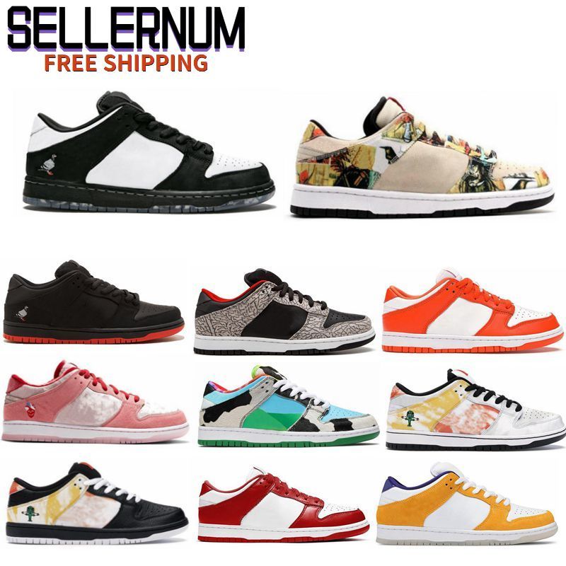 

Dunks SB Low Pro QS Chunky Dunky Freddy Krueger Men Women Running Shoes Paris StrangeLove Staple x panda pigeon Muslin Sports Sneakers, 07