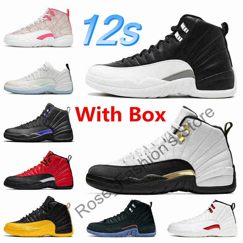 

Jumpman 12 Men Basketball Shoes 12s Royalty Utility Twist Lagoon Pulse Dark Concord Reverse Flu Game Royal University Gold French Blue Playoffs Taxi Sports Sneakers, 12s dark concord