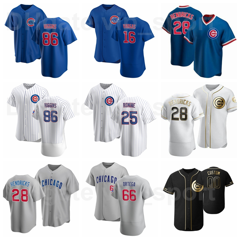 

28 Kyle Hendrick Jersey Baseball 16 Ildemaro Vargas 25 Austin Romine 66 Rafael Ortega 86 PJ Higgins Cool Base Blue White Grey Black, Women