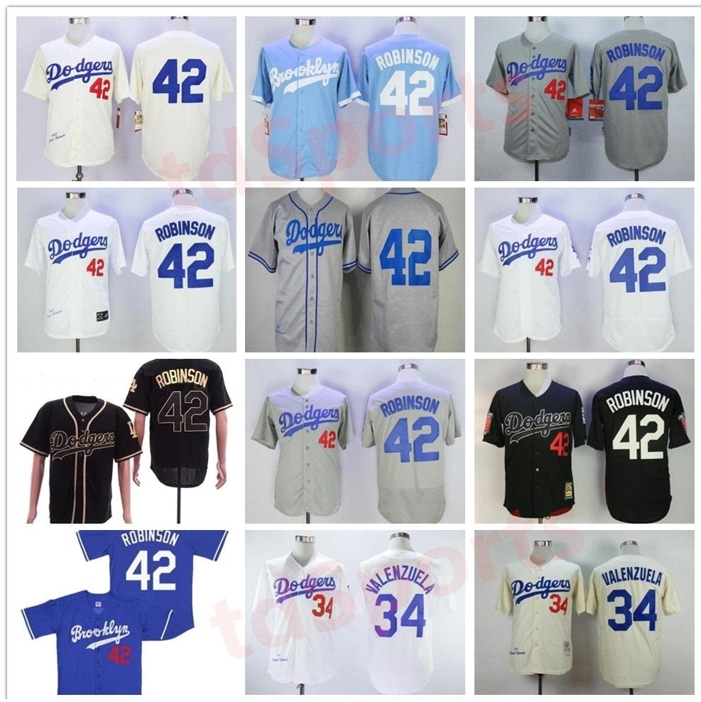 

Retro Men Women kids youth 42 Jackie Robinson Jersey 34 Fernando Valenzuela 1955 1963 Vintage Baseball Jerseys Cooll Breathable Size S-3XL, As shown in illustration