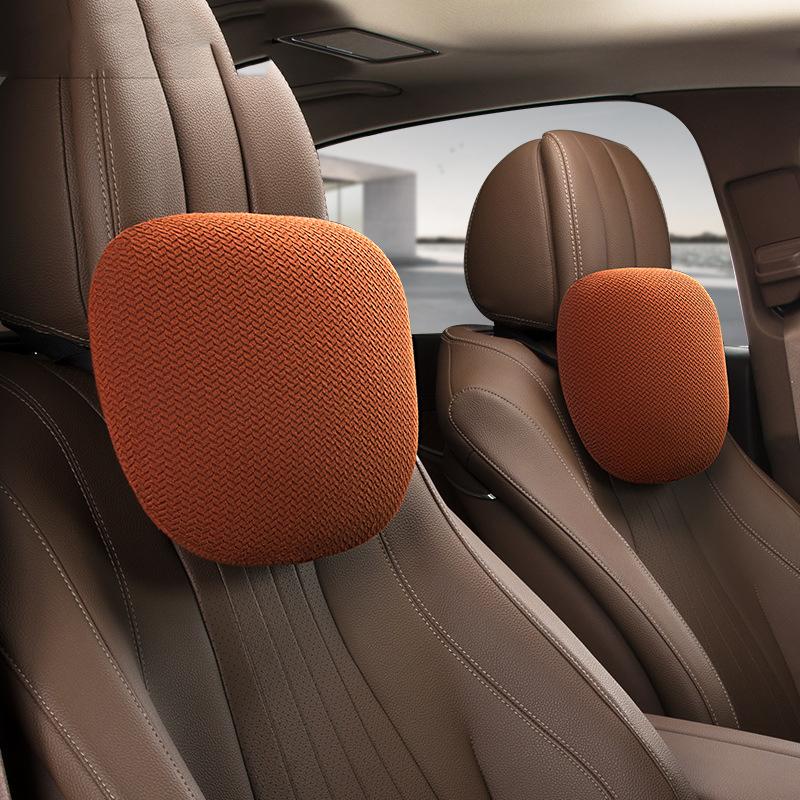 

Seat Cushions JINSERTA Car Neck Pillow May Bach Design S Class Headrest Adjustable Head Restraint Comfortable Leather For Universal