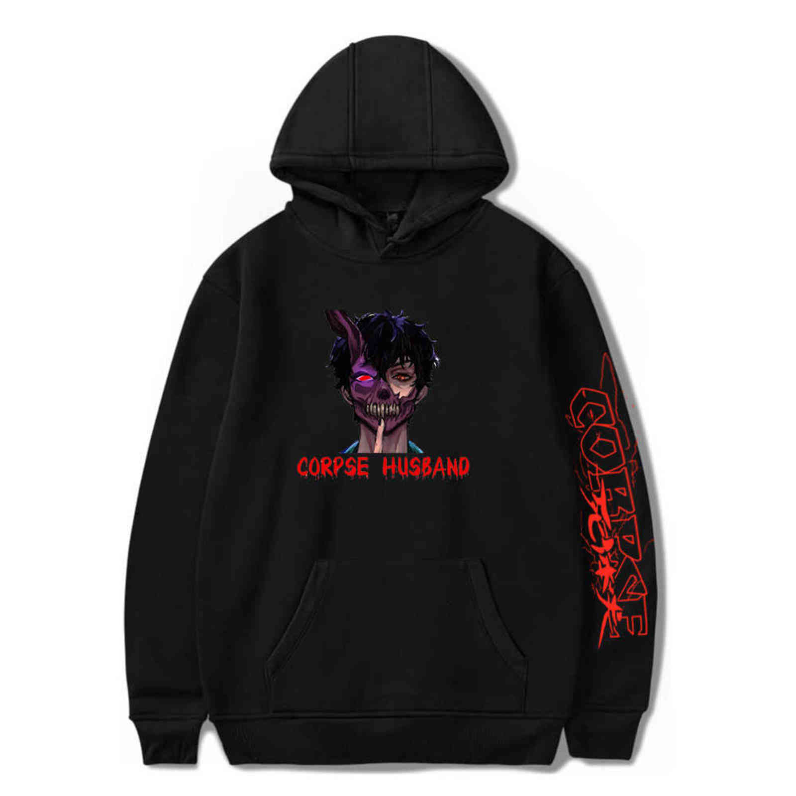 Mode 2021 Cadavre Mari Imprimer Sweats à capuche Hommes / Femmes Nouveau Harajuku Vacances Sweat à capuche Cadavre Mari Vêtements Pulls Y211118