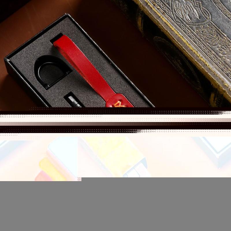 

Keychains Car-Button Pendants Cowhide-Buttonchain Pendant High-end Hand Strap-Button Men Women Personality Creative Gift Box