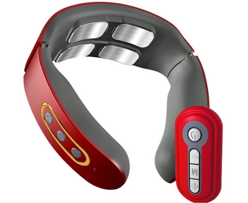 

New Remote Smart Neck Shoulder Muscle Massager Trainer Relaxation Electric Pain Relief Tool Cervical Vertebra Physiotherapy
