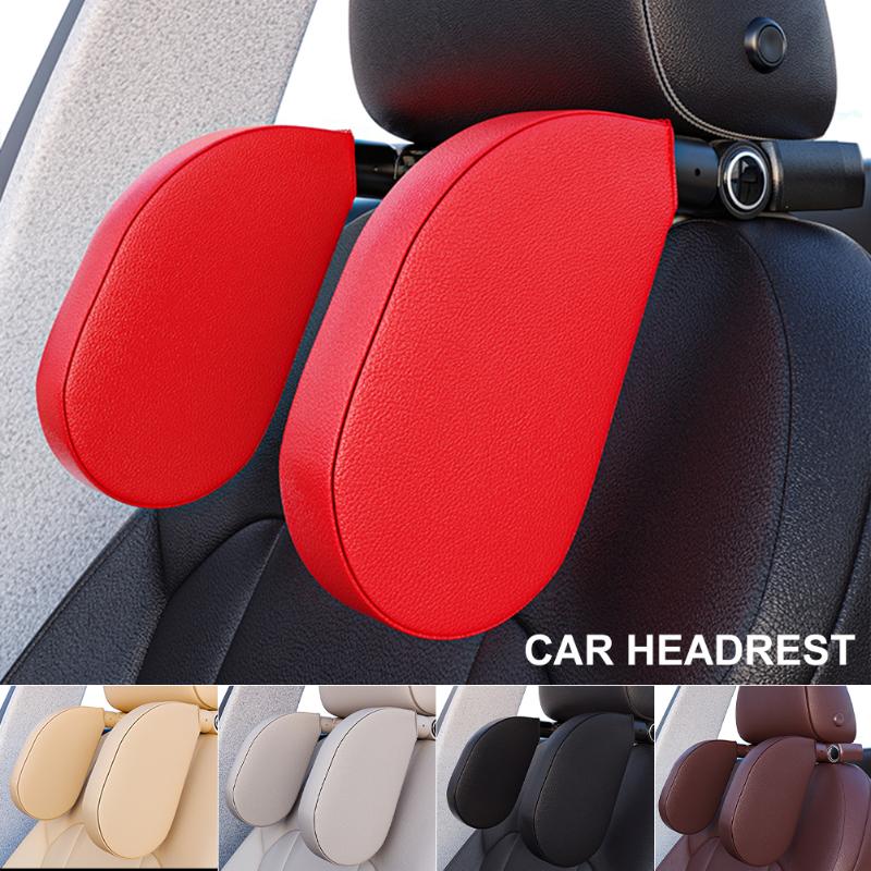 

Seat Cushions Car Headrest Pillow Adjustable Head Neck Support Detachable Travel Sleeping Cushion For Kids Adults + MP Holder