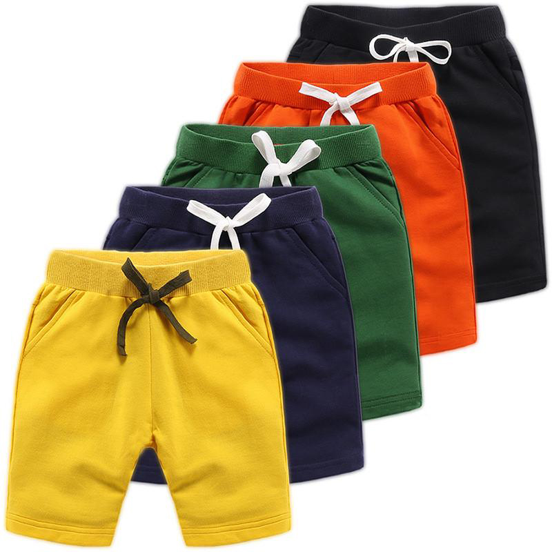 shorts Pants Summer Sports solid color Boutique Baby Kids Clothing For girls and boys clothes 8 size RN8136-image-660815267