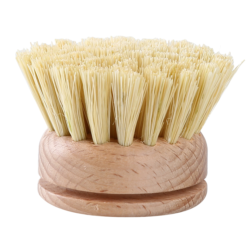 

Scrubbing Heat Resistant Washing Pot Brush Bowl Durable Dish Cleaning Tool Skillet Wooden Handle Kitchen Supplies