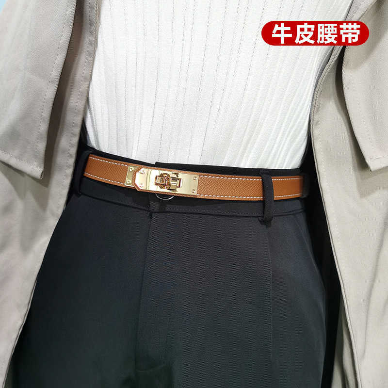 

Designer Belts 2021 Family Women's Leather 100 with Skirt Sweater Waist Up Decoration Suit Pants Belt, Black;brown