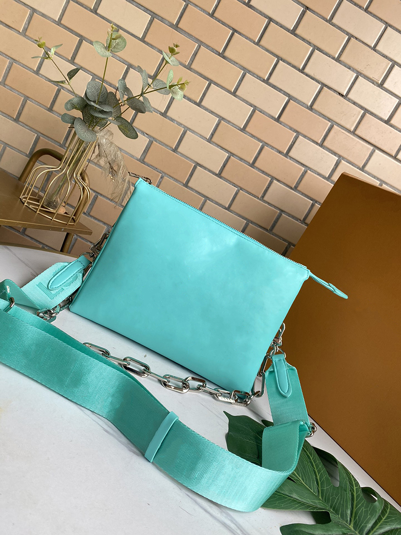

Luxury COUSIN PM ladies bag genuine leather calfskin embossed chain hand purse clutch bags messenger handbag shoulder bag, Light yellow