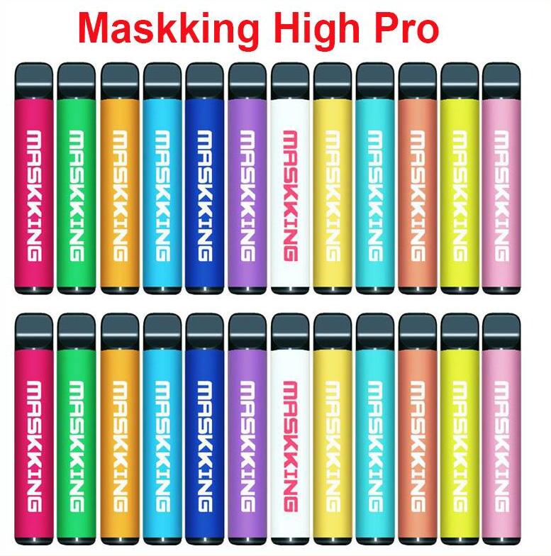 

Maskking High Pro Disposable Vape Pen Pod Device starter Kit MK e cigarette 1000 puffs English verion Air Bar BANG XXL
