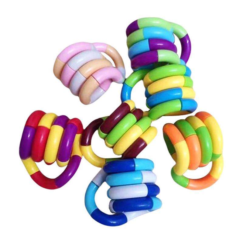 

Training Twine Fidget Toys Adult Relax Therapy Stress Relief Hand Sensory Decompression Twisted Winding Toy Finger for Kids Autism Dexterity LL02
