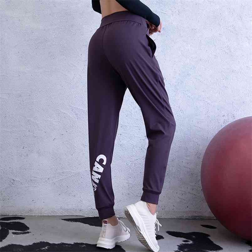 

Spring Autumn Loose Casual Pants Women Quick-Drying Breathable Harem Running Elastic MId-Waist Black Kobieta Spodnie 210604, Green