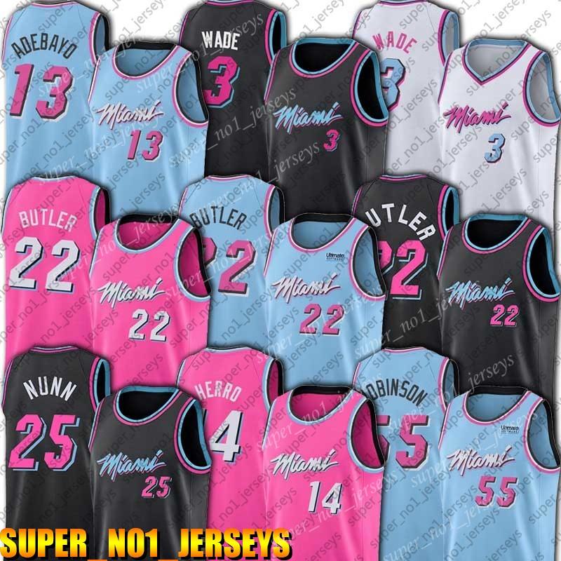 

Jimmy Tyler Butler Herro Jersey Miami heat Jerseys Bam Dwyane Adebayo Wade Jerseys Goran Kendrick Dragic Nunn Robinson 66sad, Black;red