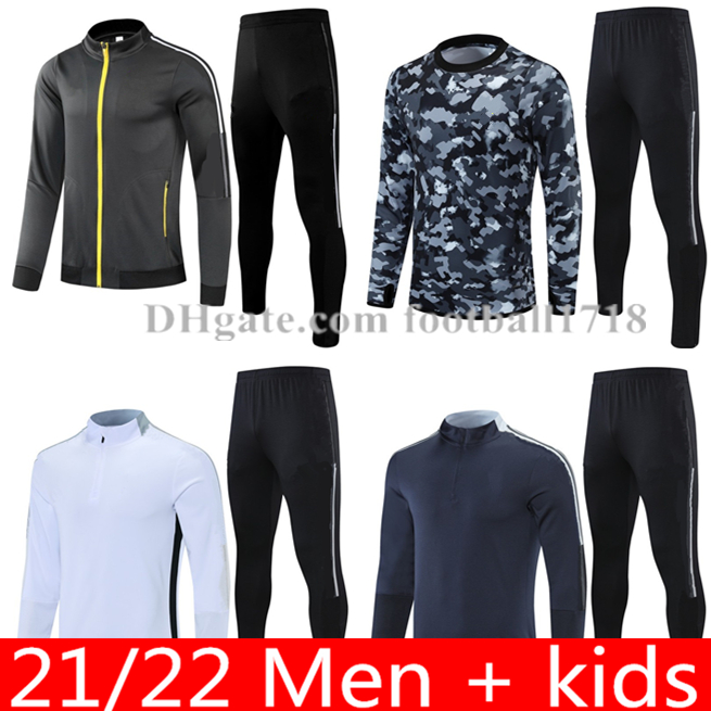 

21 22 Italy football tracksuit soccer training suit jacket 2021 soccer jerseys kids men adults mens survetement foot chandal tuta jogging Camiseta de futbol