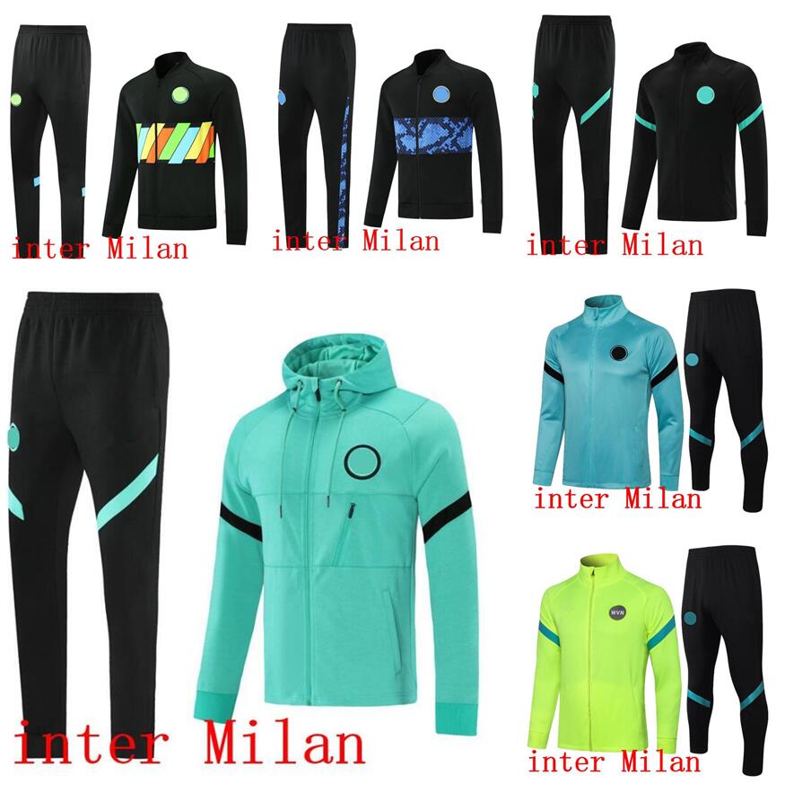 

INter football tracksuit Hooded jackets kits 2021 2022 Survetement HOODIE ALEXIS LAUTARO MILAN soccer training suit jacket set, A1