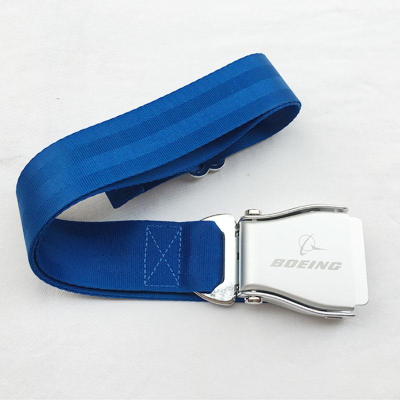 Belts Blue Boeing Airbus Airlines Men Man Trousers Jeans Belt Airplane Safety Buckles Waist Luxury Designer For Women Ladies