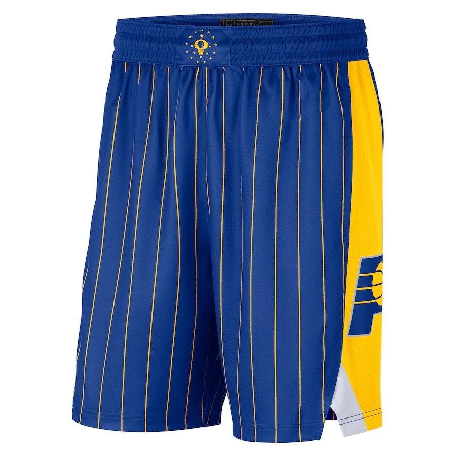 

Custom Mens Indiana''Pacers''2020/21 City Pants Edition Performance Basketball Shorts