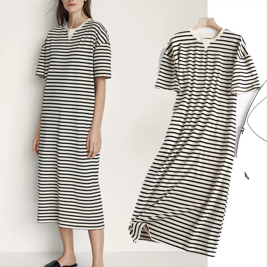 

withered vestidos de fiesta womens dresses noche england indie folk vintage striped o neck causal long dress cotton summer women, Black;gray