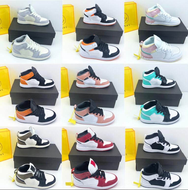 

Kids1s Basketball Shoes Pine Green Silver University Blue Big Boys Girls Shadow Trainer Travi Scot Dark Mocha Atmosphere Grey White Silver T, With box
