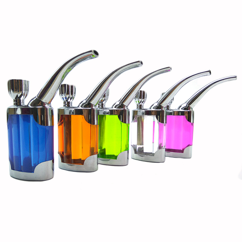 

5 Colors Multifunction Filter Purpose Water Smoking Pipes Smoke Grinder Narguile Hookah Tobacco Pipe Cigarette Holder