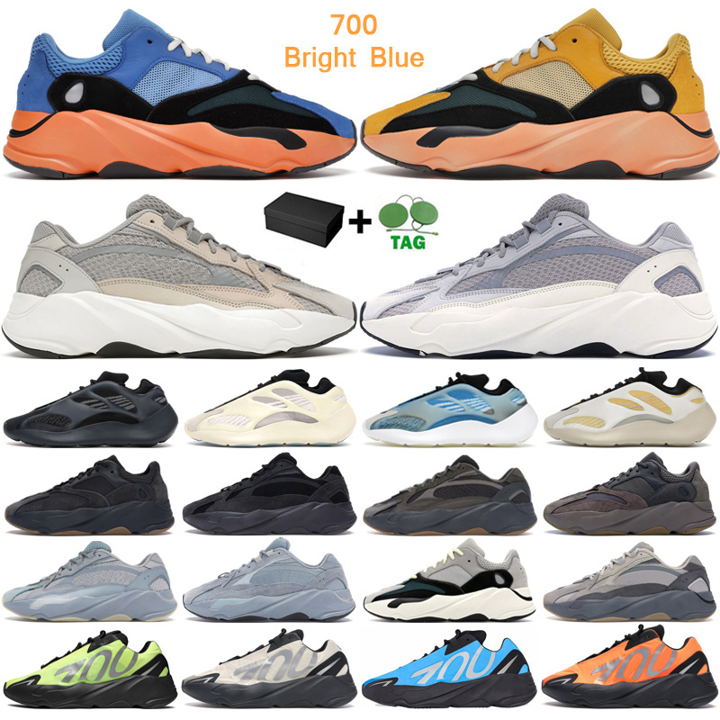 

2021 kanye 700 v3 running shoes mens trainers Bright Blue Azael Alvah Safflower Solid Grey Vanta Utility Black Outdoor Sports Sneakers, Alien