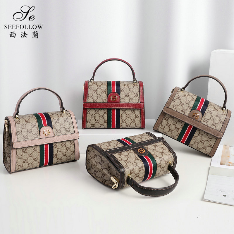 

wallet west flange bag women's 2021 fashion messenger single shoulder versatile handbag simple small, Red;black