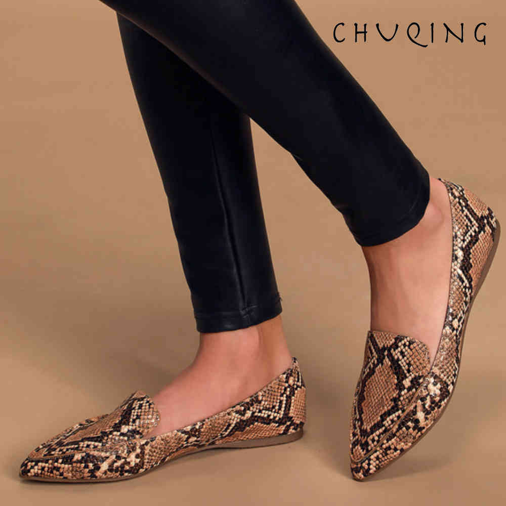 

Slippers Casual female shoes moccasins comfortable fashion chuqing brand serpentine spring and autumn trend 9OSM, 1# shoe box