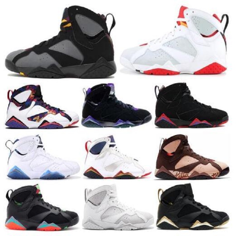 

3s Patta 7s JUMPMAN Olymipc Blue Sweater 7 Raptro Charcoal Mens Basketball Shoes Ray Allen GMP Bordeaux Trainers Men Sneakers Size US 7-13, # 6