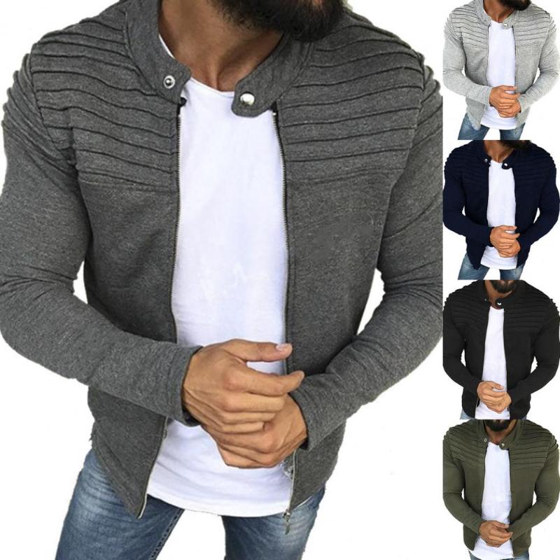

Men's Jackets Men Jacket Fabulous Casual Spring Male Clothes, Army green