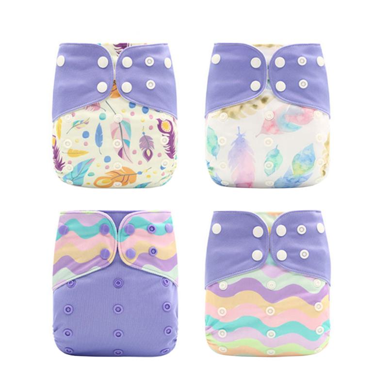 

Cloth Diapers Reusable For Boys And Girls Polyester Baby Diaper Double Layer Toilet Pants Napped Pocket Freely Adjust To S