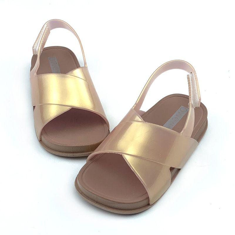 

Sandals Crystal Jelly Kids For Boys Girls Open Toe Summer Baby Infant Shoes Soft Bottom Outdoor Beach Anti-collision, Black;red