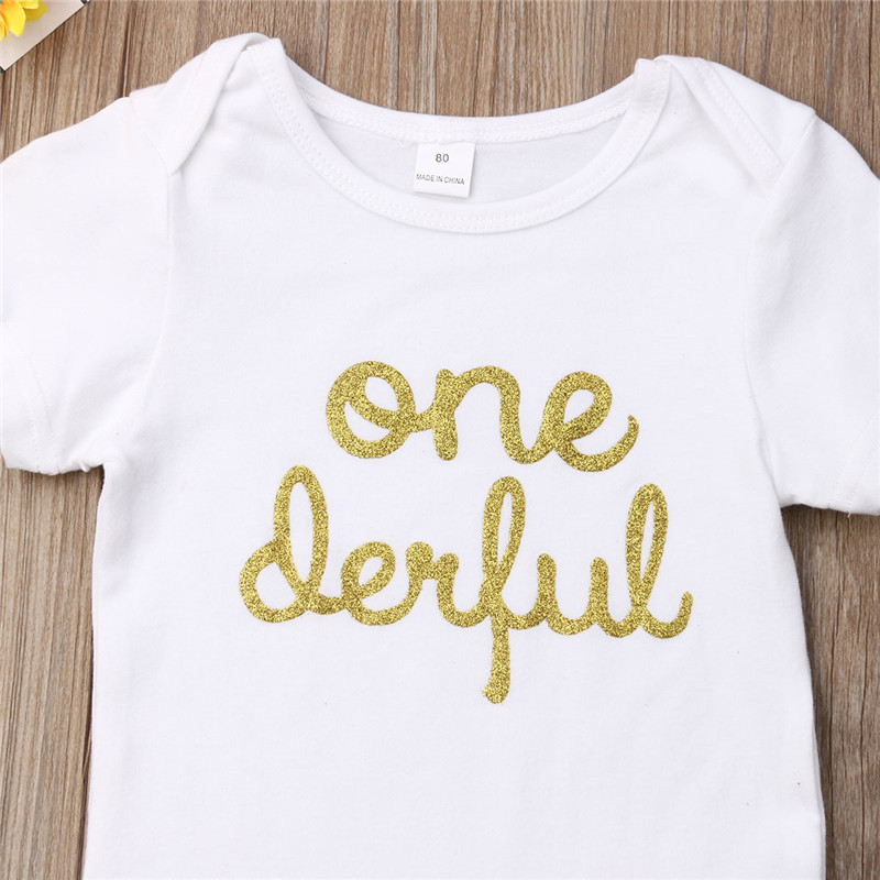 

6M-18M Infant Kid Baby Girls Princess 1st Birthday Gifts Short Sleeve Romper Tops Tulle Skirt Party Girl Clothes Outfit 2Pcs Set, Blue