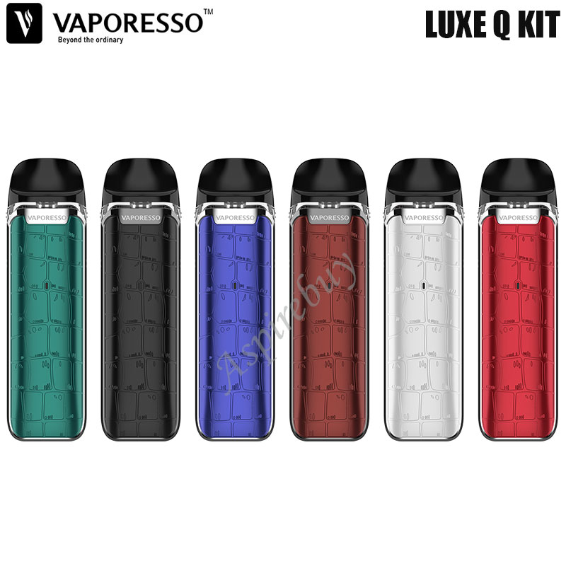 

Vaporesso LUXE Q Kit 1000mAh Built-in Battery 2ml Pod Capacity Adjustable Airflow 1.8ohm & 1.2ohm Mesh Pod SSS Leak-Resistance Authentic, Green