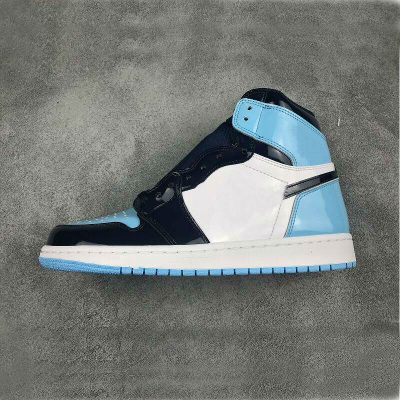 

1 high 1s og obsidian WMNS UNC BLUE CHILL mens womens basketball shoes outdoor sports sneakers, White;red