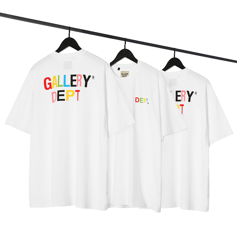 

GALLERY DEPT. T shirts Colorful Print Loose White Basic Bottoms Men Women Tops Vintage Harajuku Casual Tees Man Plus Size Summer Streetwear Hip-Hop O-neck Tee, Contact us