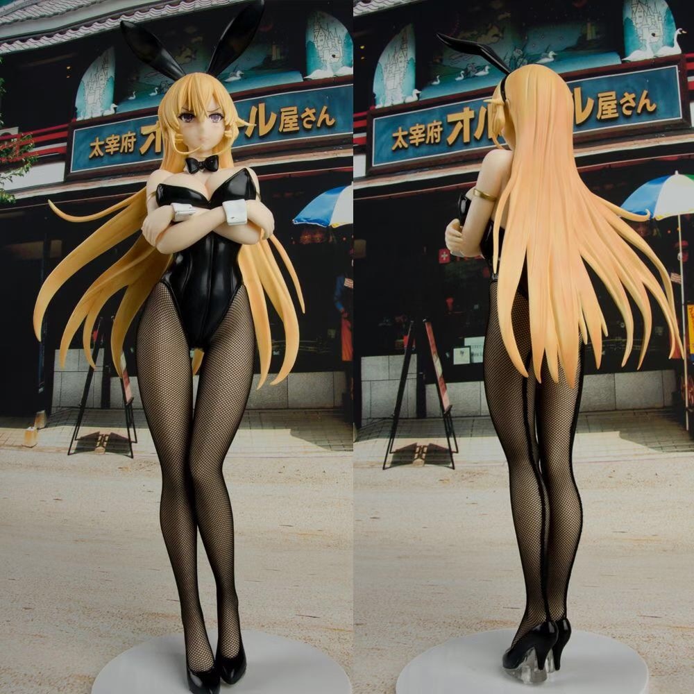 

46cm Freeing Food Wars Shokugeki no Soma Sexy Figure Erina Nakiri Bunny Girl Action Figure Erina Nakiri Sexy Girl Anime Figure K86, 46cm no retail box